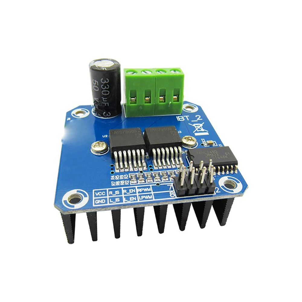 Double BTS7960 B BTS7960B DC 43A Stepper Motor Driver Module H-Bridge PWM Module For Arduino Smart Car