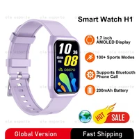 Reloj inteligente versión Global pantalla AMOLED de 1,45 pulgadas más de 100 modos deportivos Monitor de ritmo cardíaco y oxígeno en sangre hombres mujeres llamada Smartwatch