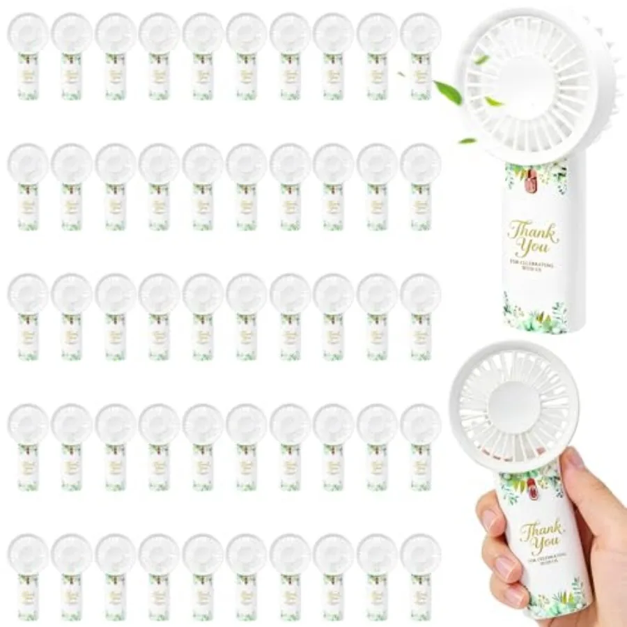 

Electric Wedding Fans Mini Portable Fan s Small Handheld Fan Battery Operated Hand Fans Bulk Lightweight Personal Fan for Weddi