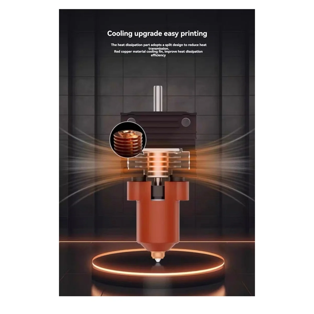 SMIEA do zestawu ceramicznego bloku grzewczego Creality K1 z dyszą szybkiego wymiany, 300 ° C Odporność na wysoką temperaturę dla K1, K1C, K1-Max