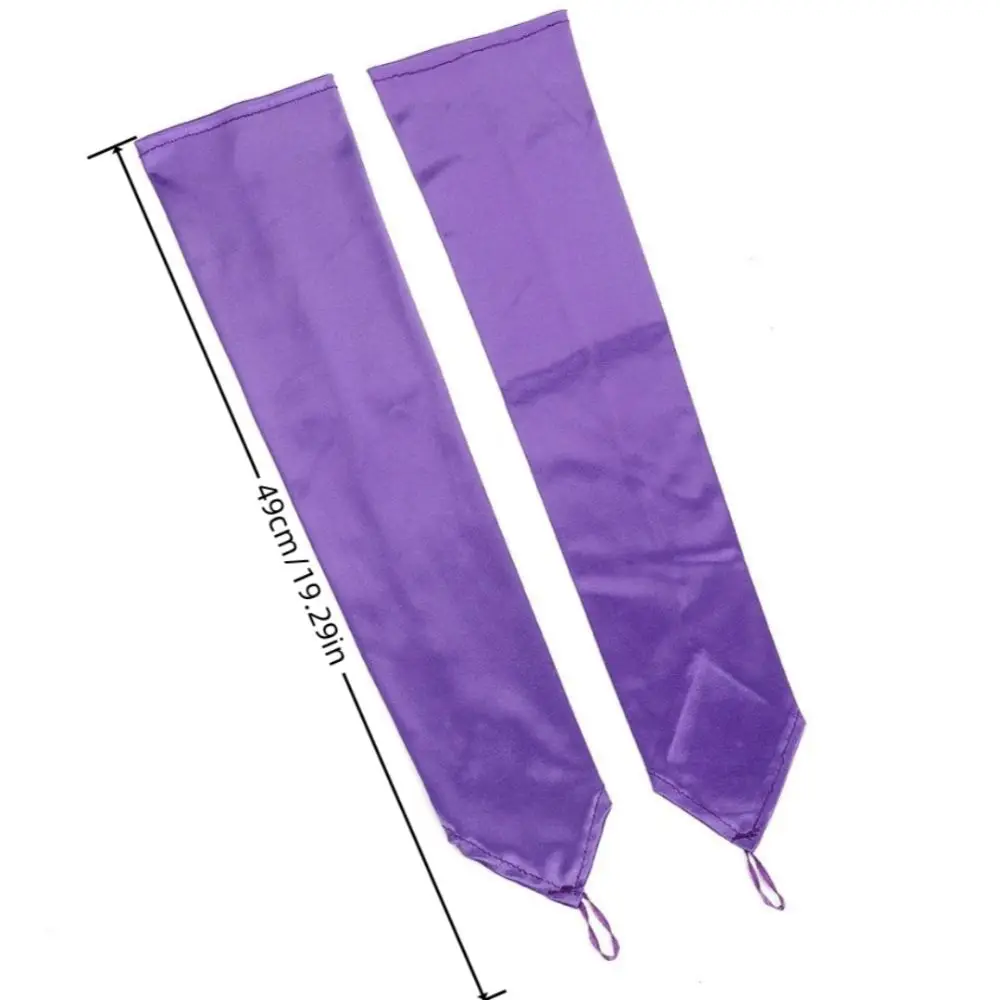 جديد 49 سنتيمتر قفازات نسائية الصلبة الرجعية الساتان هوك قفازات الاصبع مرحلة الأداء مرونة طويلة أصابع قفازات الزفاف العروس