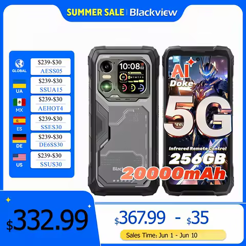 Blackview XPLORE 1 Outdoor Mobile Phone, 5G Waterp...