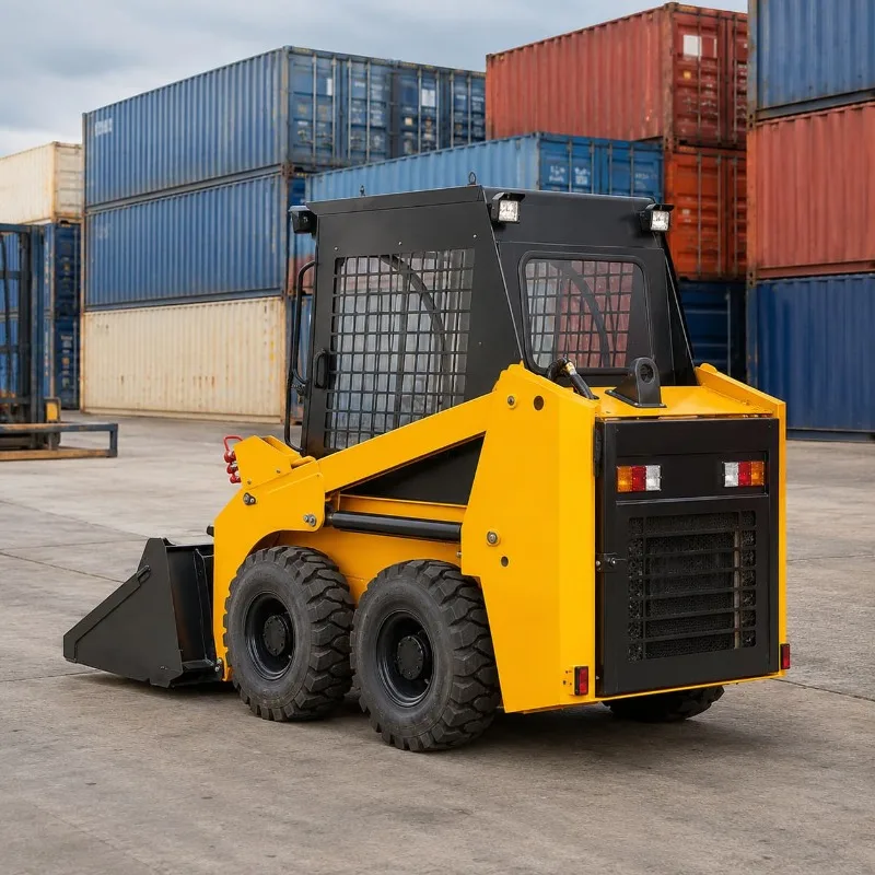 Easy Control Handle Narrow Space Loader Customized Euro 5 EPA CE Rotating Bucket Function Nursery Soil Transport