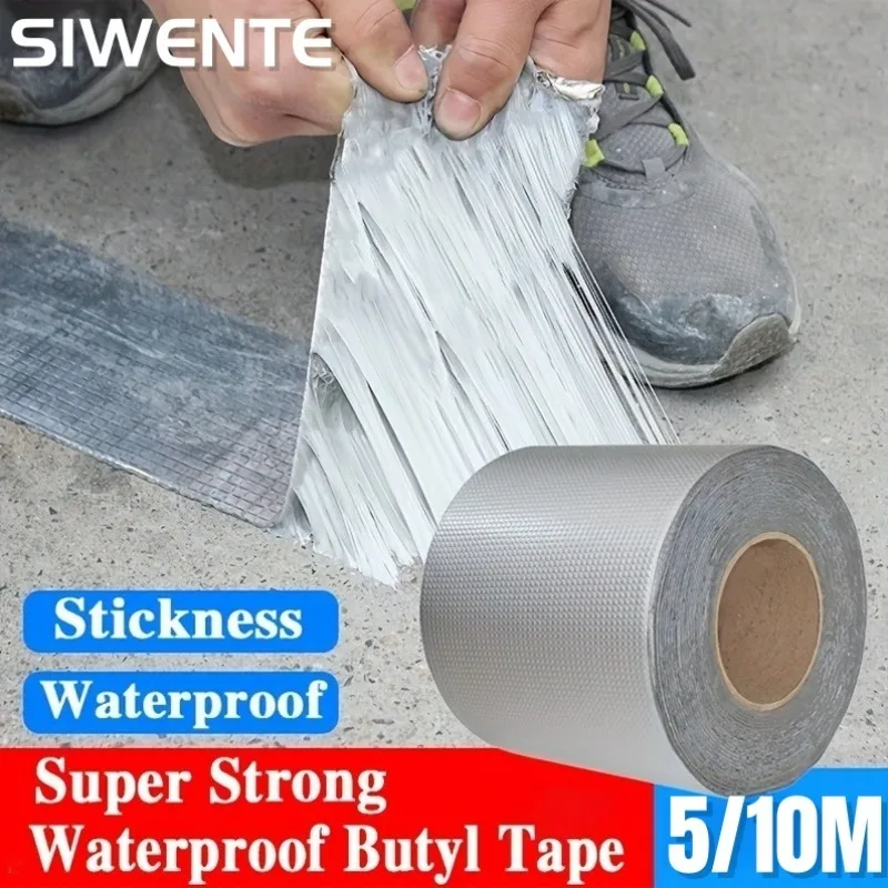 

Leak Sealing Super Strong Butyl Tape for Crack in Bungalows Pipes Walls Hoses Self-adhesive Roof Waterproofing Leak Sealing Tape