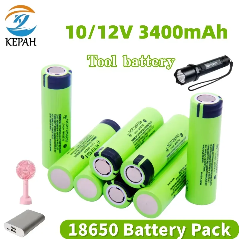 

Аккумулятор литиевый перезаряжаемый NCR-18650B | 10/12В, 3400 мАч, разряд 20А, для фонарика/игрушечной машинки/камеры