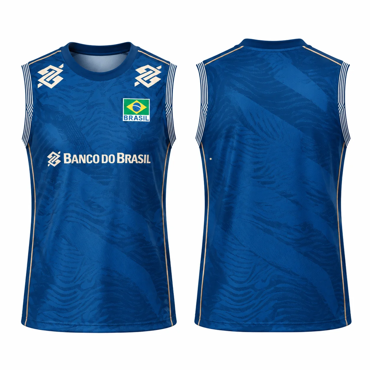 26/27 Brazil Volleyball Jersey Collection Sleeveless Sports Tank Top Men's Women's Beach Volleyball Uniform Team Training Shirt