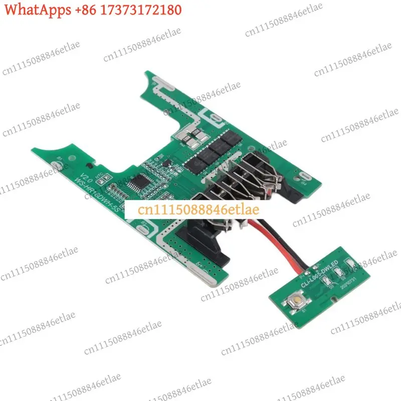 LKB  Replacement BMS Protection Board for DeWalt 18V Battery Packs, 18650 Li-ion Circuit Module with Balance Function