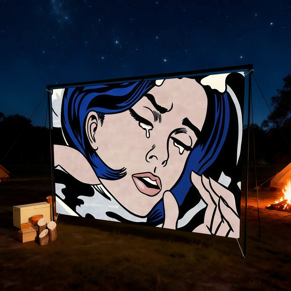 Art R-Roy Lichtenstein flag For Room Dorm Camping Picnic Art Style Garage Bar wall Decoration Banner