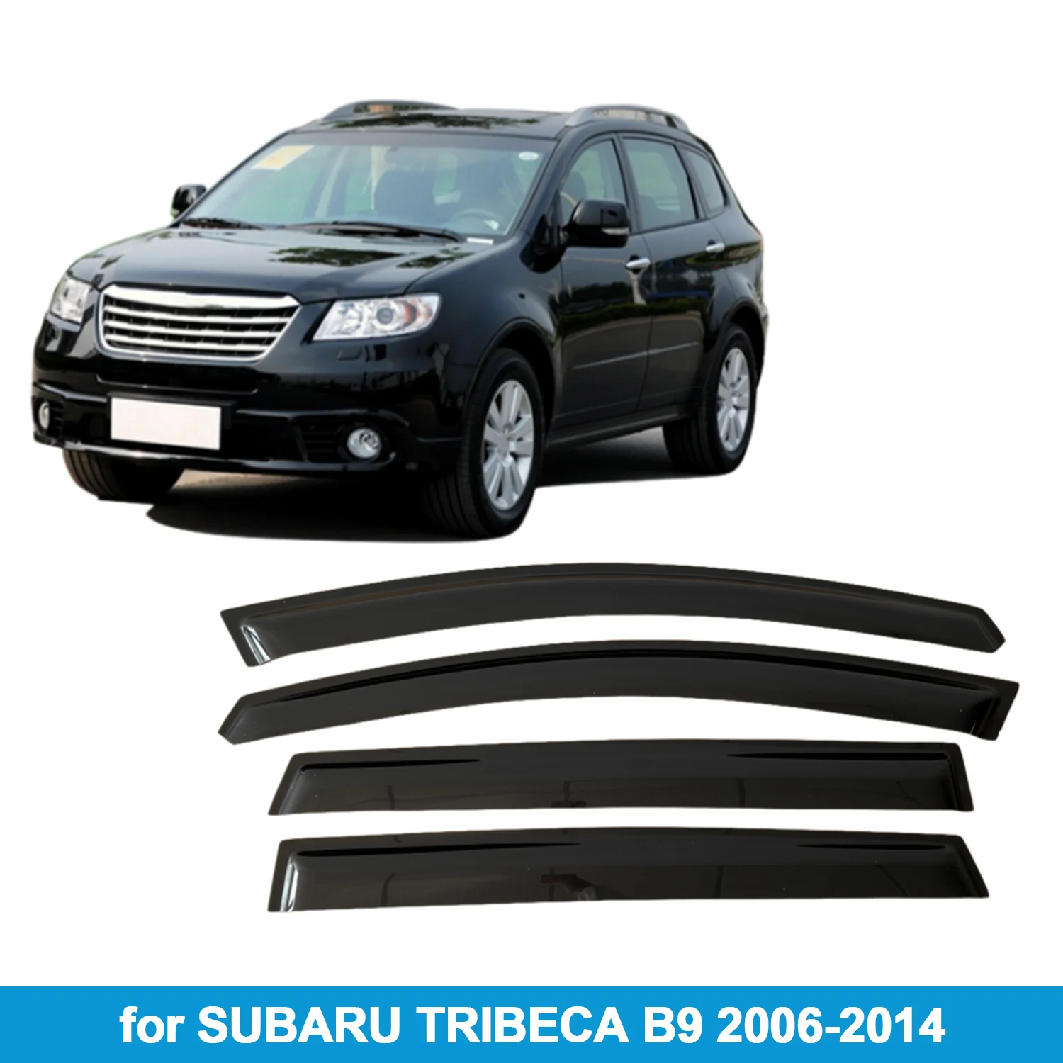 

Оконный козырек для SUBARU TRIBECA B9 2006-2014, защита от дождя, боковой дефлектор, защита от атмосферных воздействий, лента для наружного крепления
