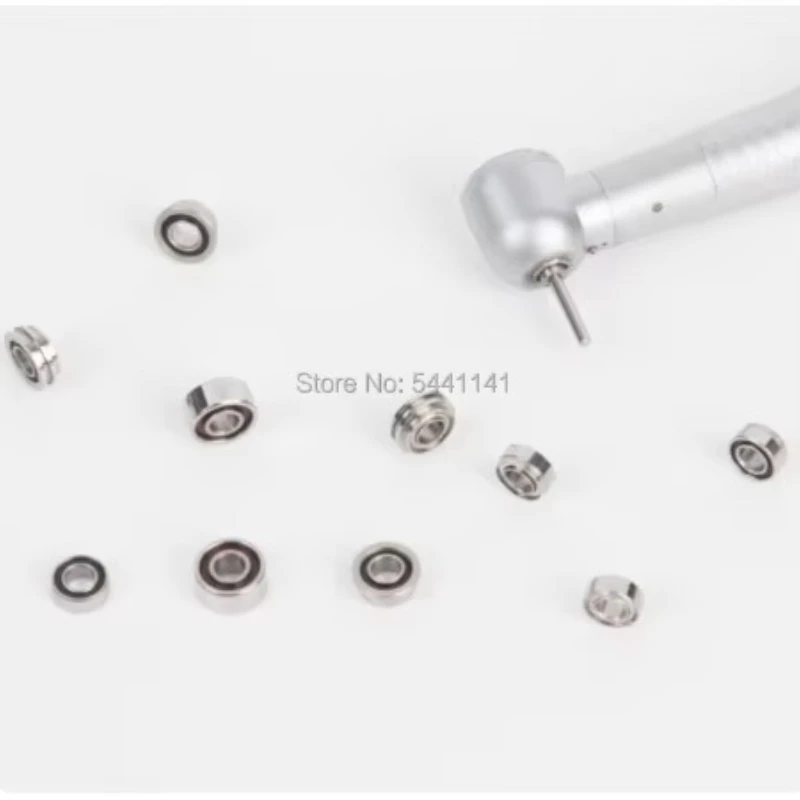 10PCS/pack Dental WH Bearing SR144TLKZN Ceramic Ball Flange Bearings for WH Dental Handpiece Air Rotor Accessorie