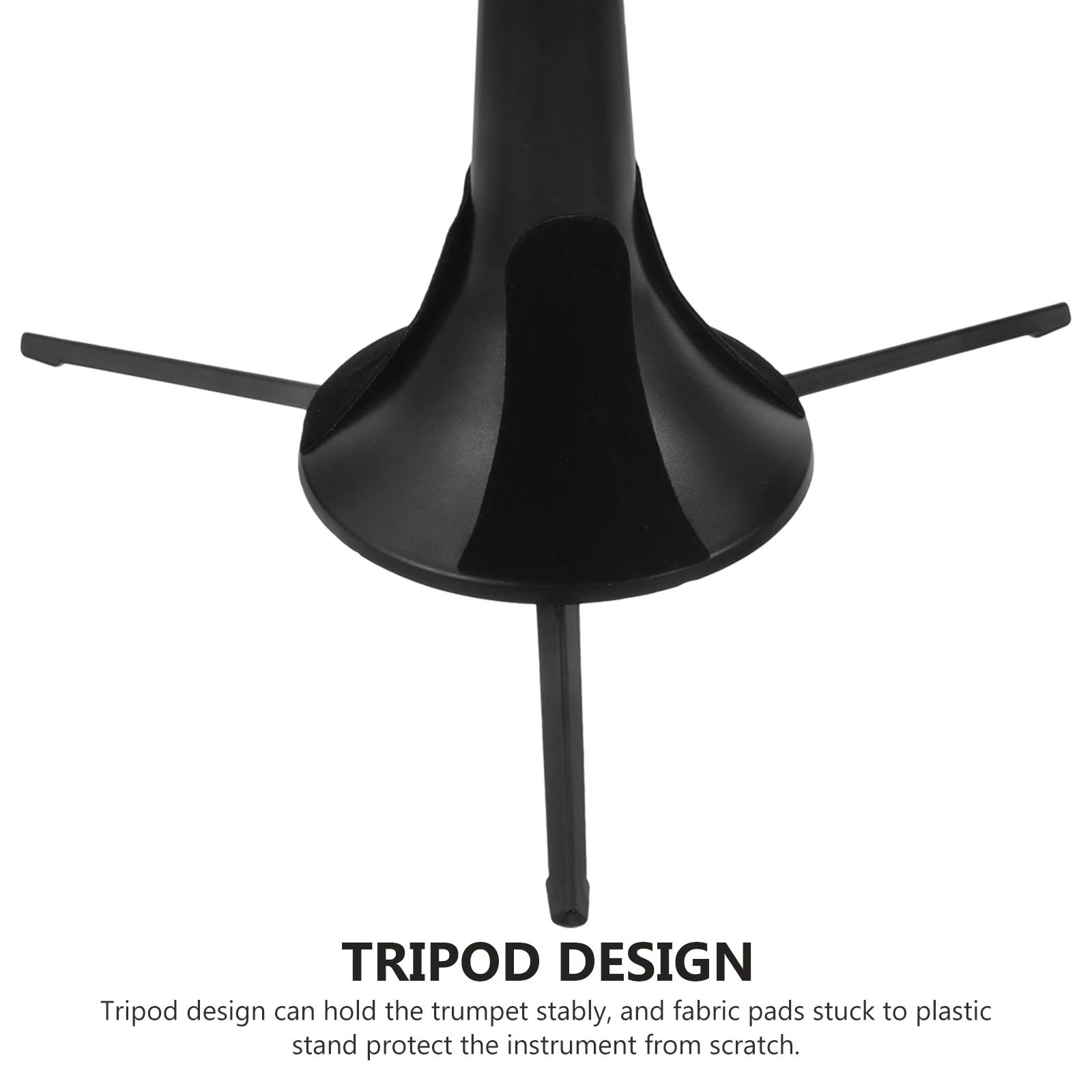 

1 set 1 Set Trumpet Stand Floor Display Holder Plastic Storage Rack Instrument Support Holder Portable Mute For Various Types