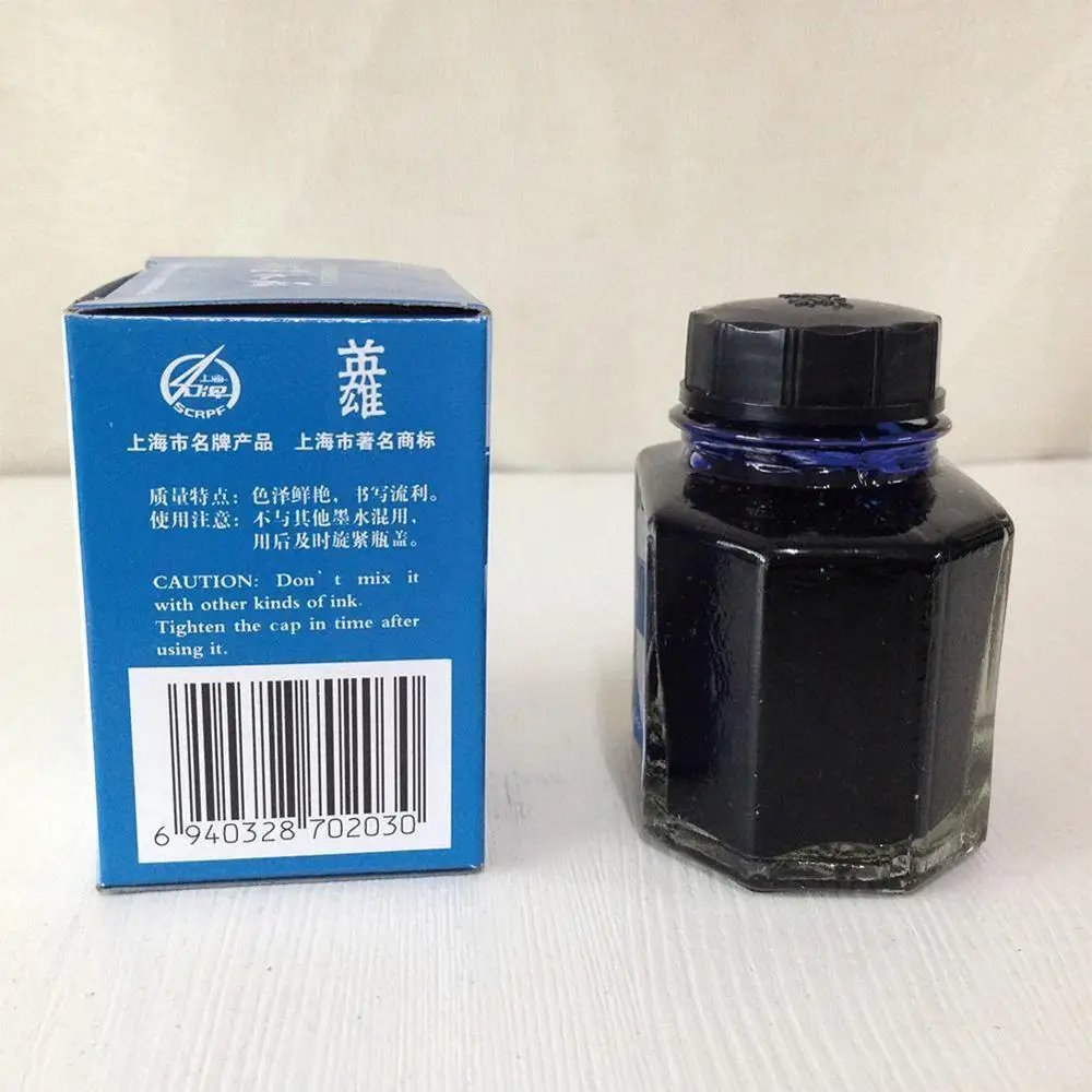 50ml Red Blue Black Bottled Glass Pen Ink Smooth Writing Stationery Pen Fountain School Ink Supplies Office Refill Student P8g8