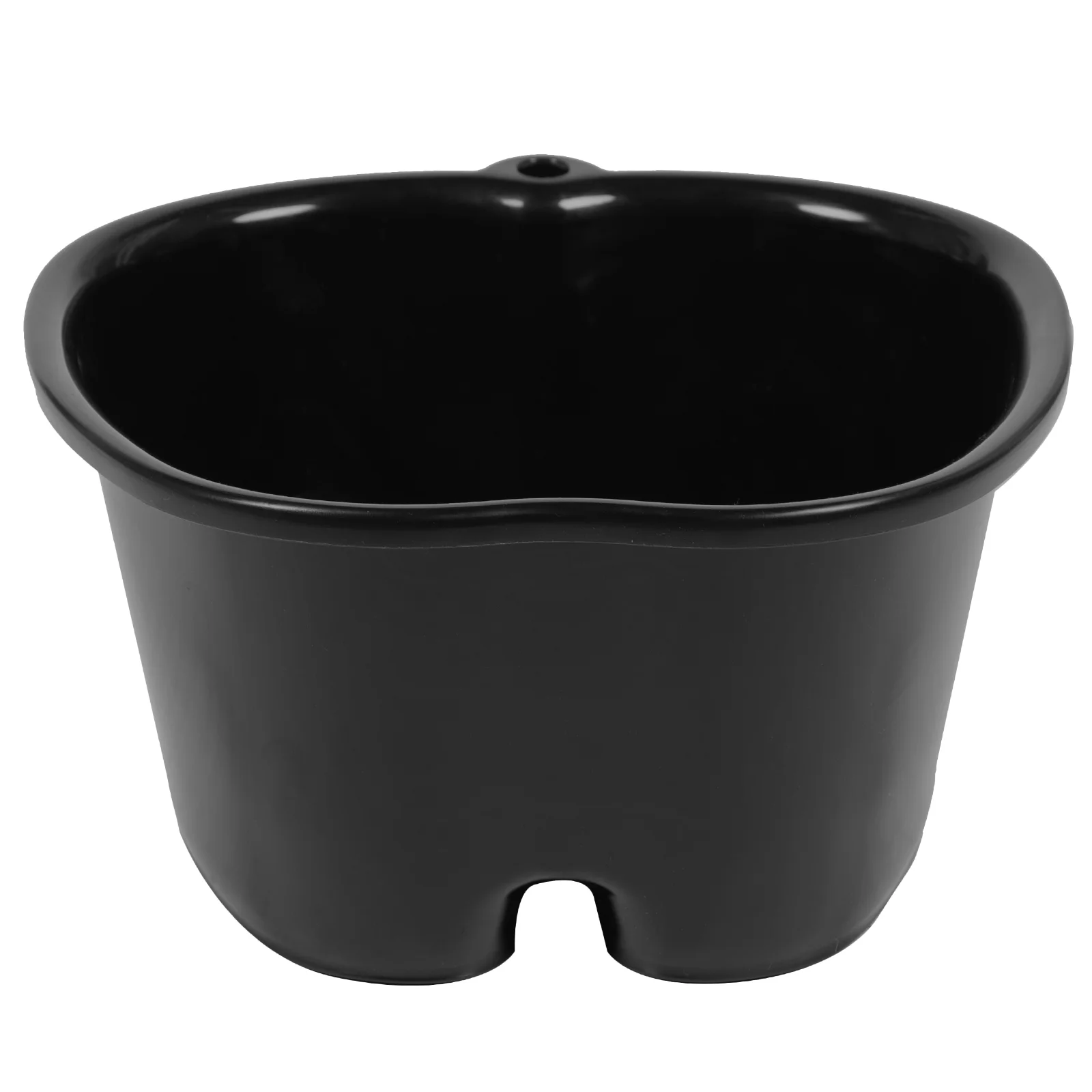 Foot Wash Tub Bath Soak Household Massage Basin Barrel Portable Black Plastic Travel