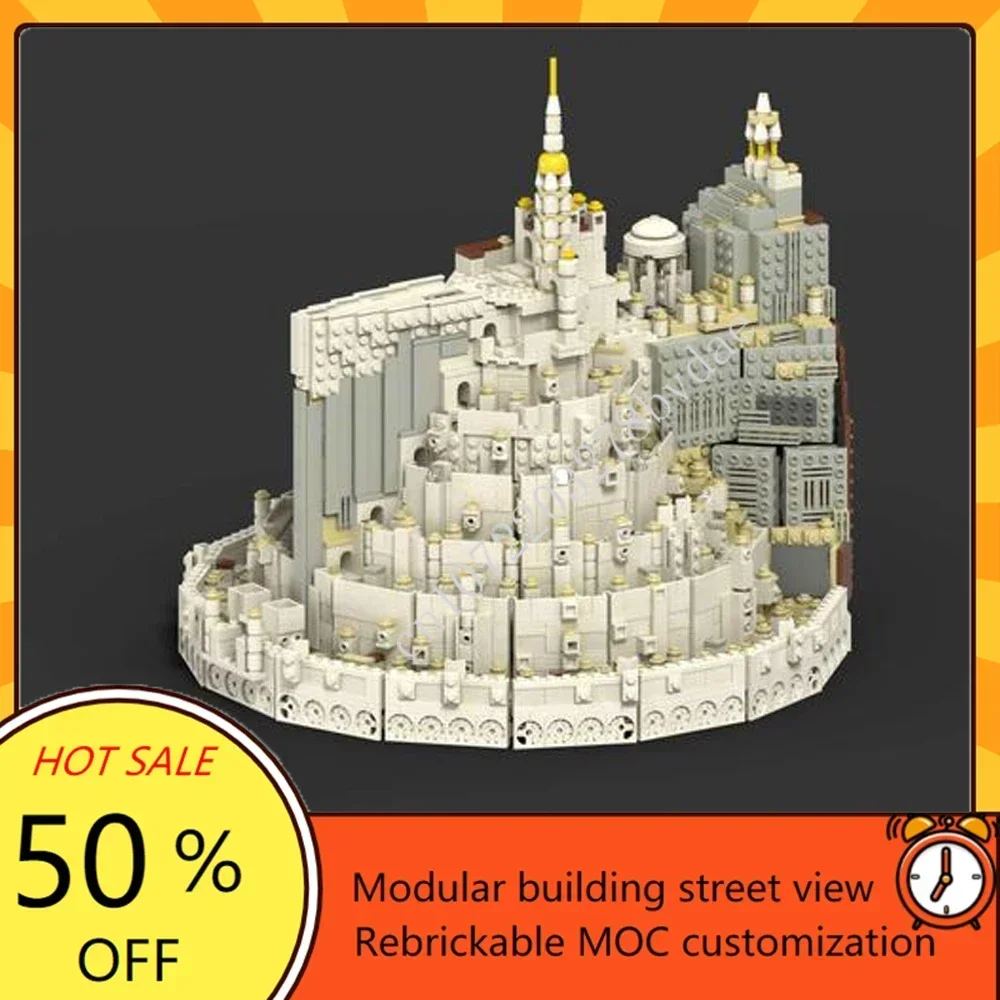 3498PCS The White City Modular MOC Creative street view Model Building Blocks Architecture DIY Education Assembly Model Toy Gift
