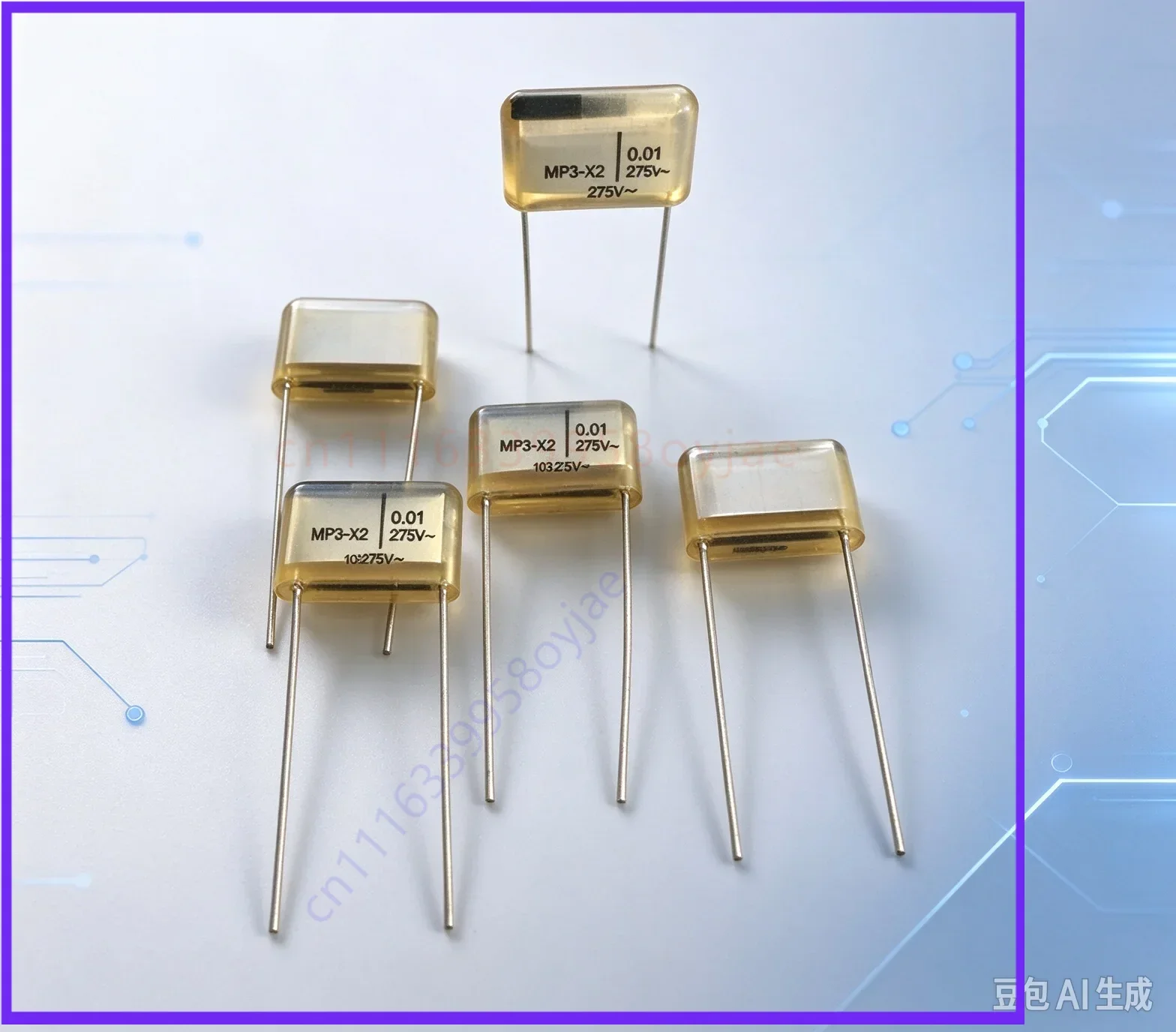 for WIMA MP3-X2 0.01uF 103 275V Copper Lead Film Capacitor  50pcs