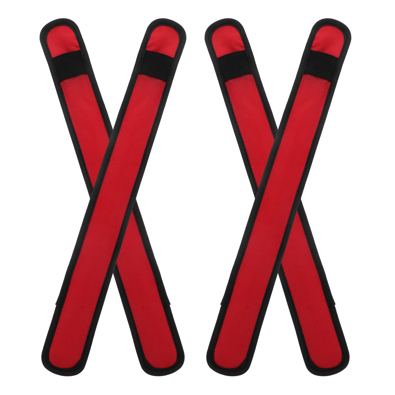 4 قطعة LED العصابات الساق الحصان مشرق الإضاءة ليلة السلامة الأشرطة العاكسة مريحة معدات ركوب الخيل LED الحصان الساق الفرقة