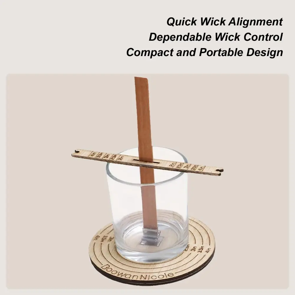 Universal Candle Wick Centering Tool Wooden Multifunctional Candle Making Tool Wick Centering Tool
