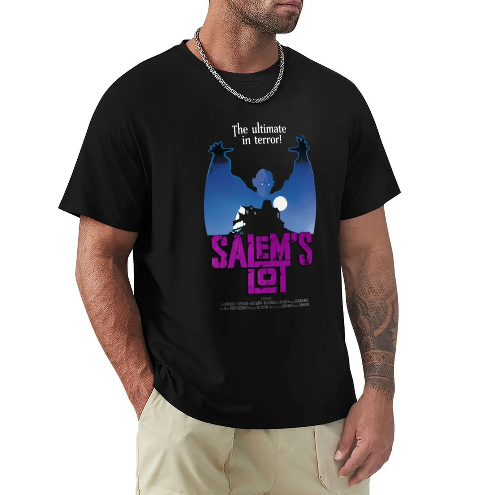 Salem_s Lot Poster Artwork T-Shirt Plus Size Street Style Tee
