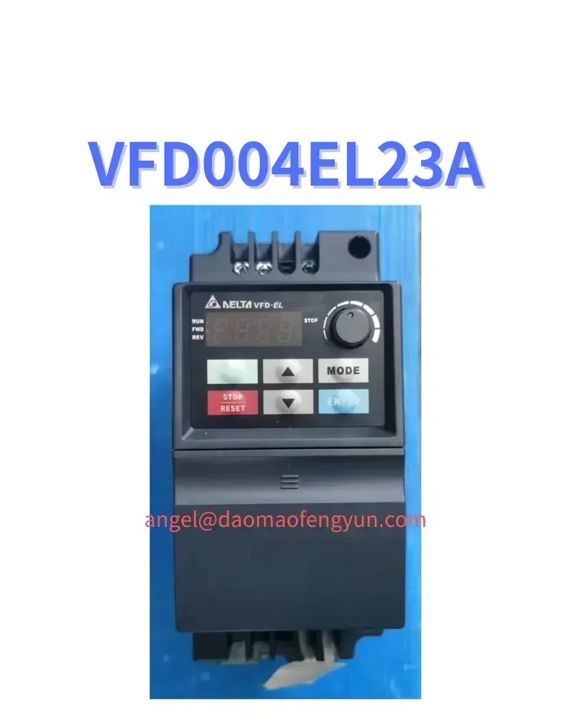 VFD004EL23A Gebruikte omvormer 0,4 kW/0,5 pk bedieningsfunctie OK VFD004EL23A