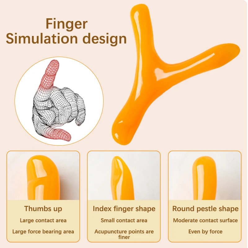 Beeswax Resin Face Lifting Guasha Scraping Massage Facial Tools Massage Plate Reduce Puffiness Nose Lifting Nose Massager