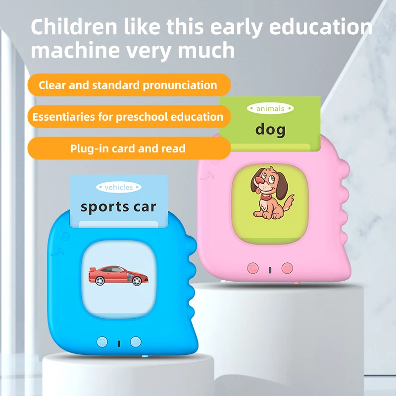 Children Card Early Toy Speech With Sight Words Talking Flash Cards Electronic Learning Machine Early Educational Preschool Toy