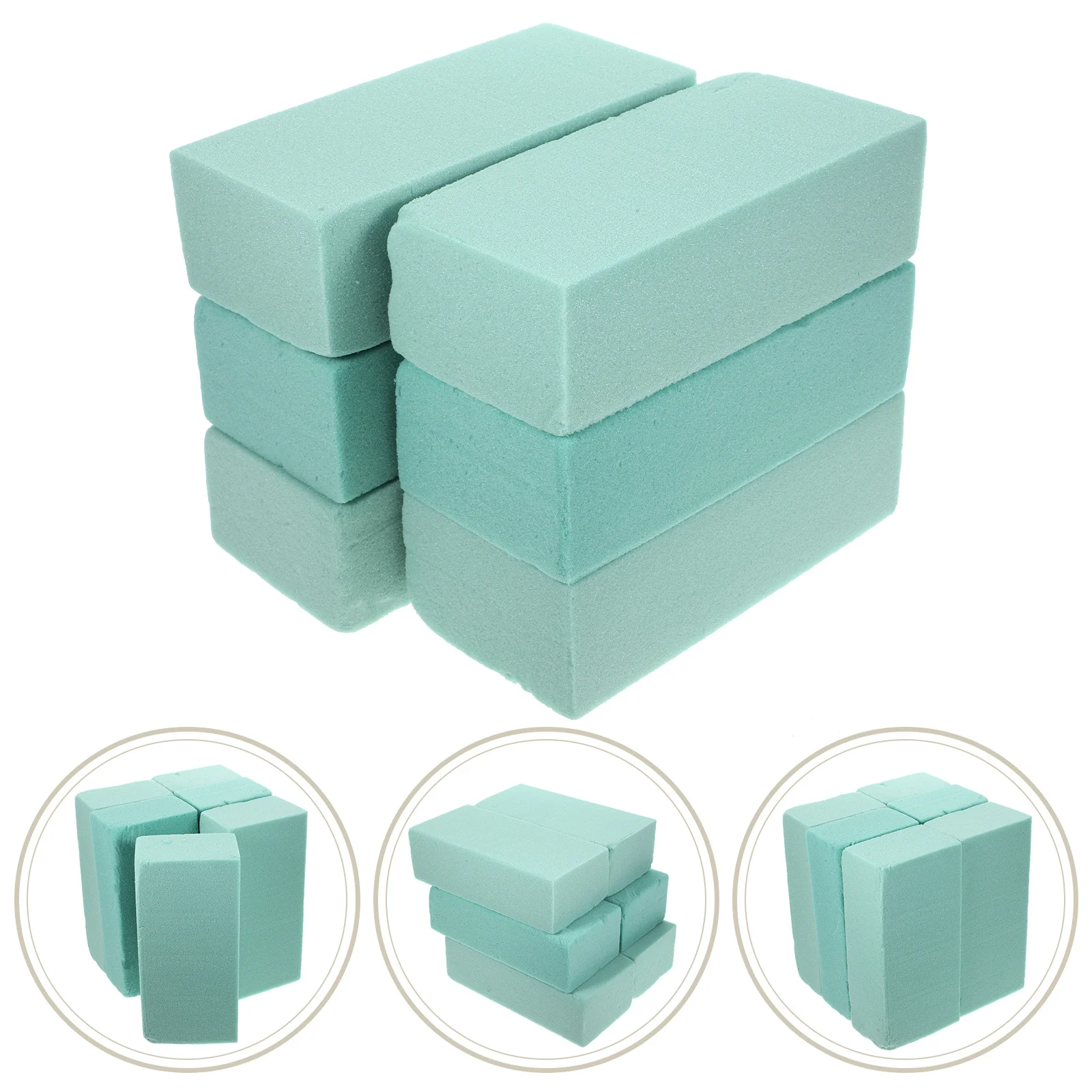 

6 PCS Foam for Arranging Flower Arrangement Mud Wedding Blocks Hydrangea Artificial Flowers Plant