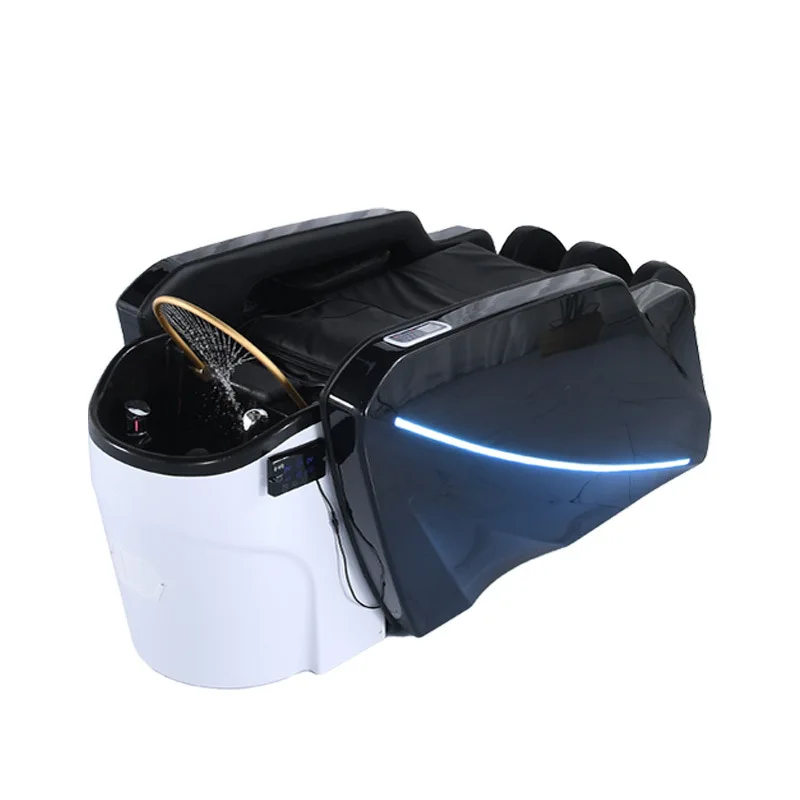 

Barber shop special head therapy water circulation massage bed with ambient light