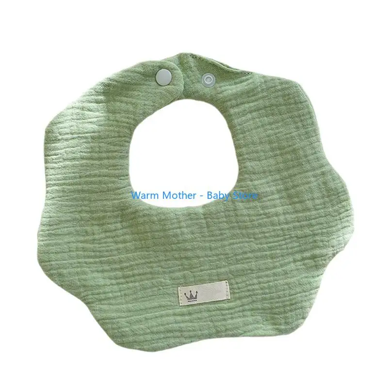 

Feeding Bibs Breathable Drooling Apron Newborns Burp Cloths Adjustable 6 Layer Bibs Strong Absorbent Soft Baby Bibs 57QE