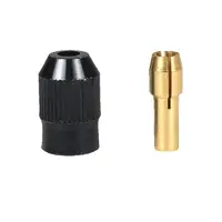 11PCS/lot Mini Drill Brass Collet Chuck for Dremel Rotary Tool 0.5-3.2mm Brass and Nut for Dremel Accessories Set 5