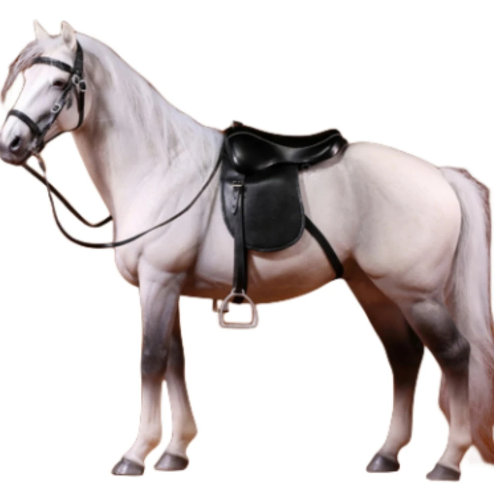 

HiPlay MRZ Horse Warmblood Horse Expertly Hand-Painted Lifelike Safe Resin 1:6 Animal Figurine