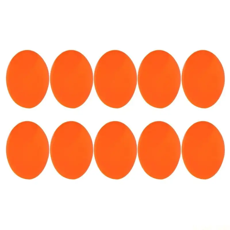 

M5TC 10lots Soccer Cones Disc Assorted Color Markers for Agility Training Football Practice Drills Equipment Training Cones