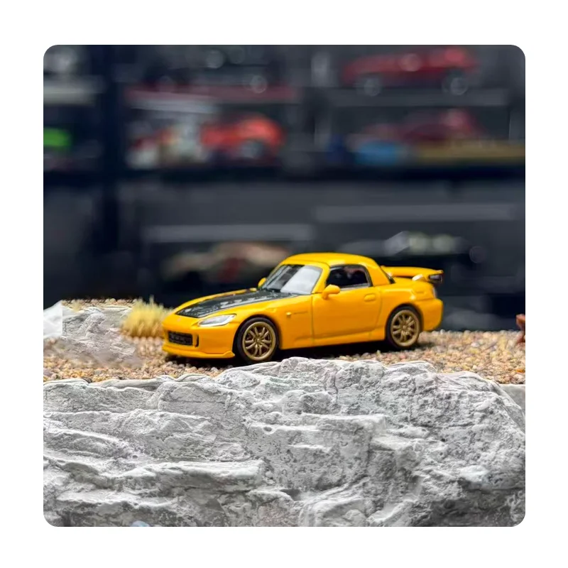 

Масштабная модель автомобиля MH 1:64 S2000 TYPE S, имитация из сплава, статическая, коллекционная, игрушка, подарок, сувенир, декор