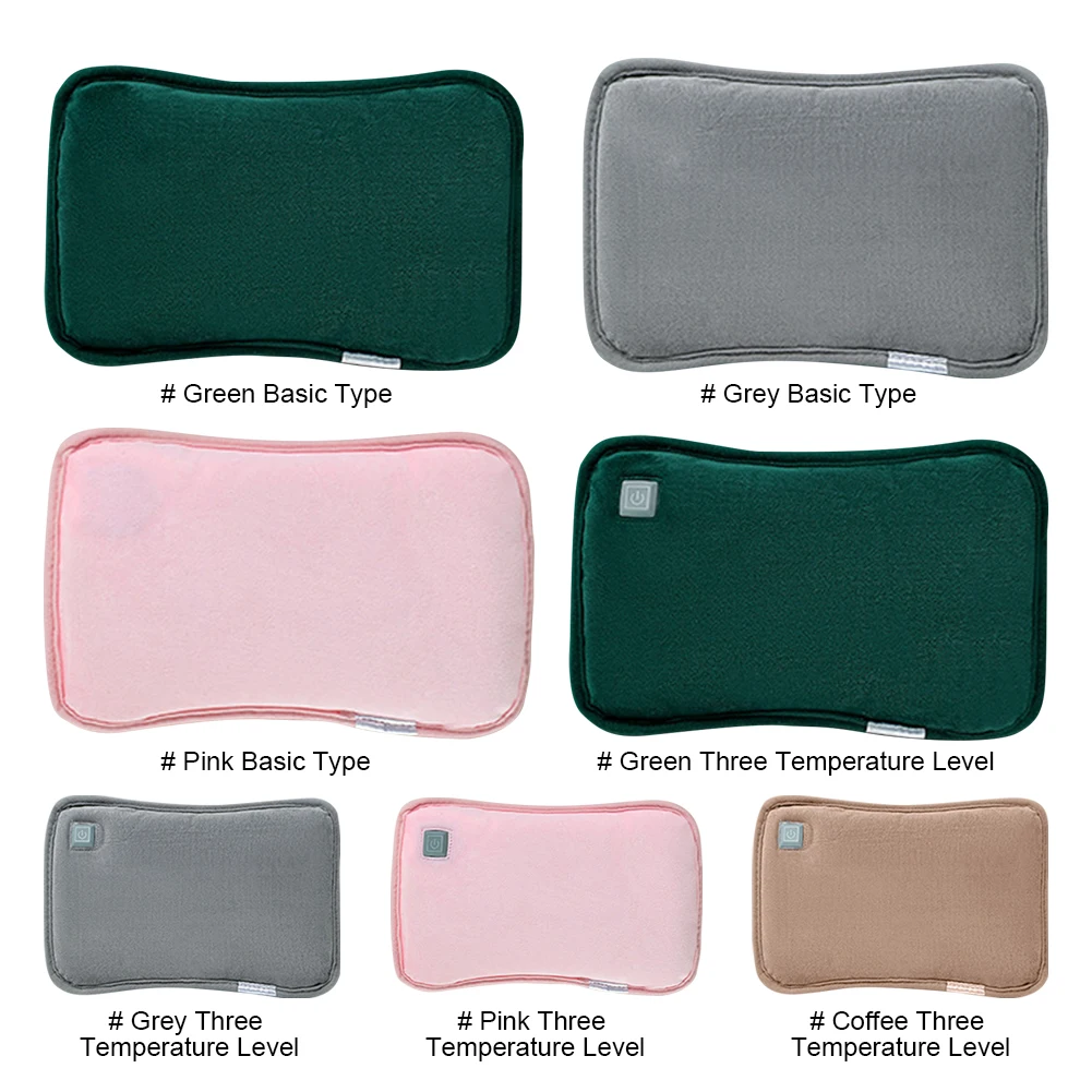 USB Charging Heat Explosion-Proof Warm Bag 3 Heat Levels Electric Heating Pouch for Winter Activities for Camping Fishing