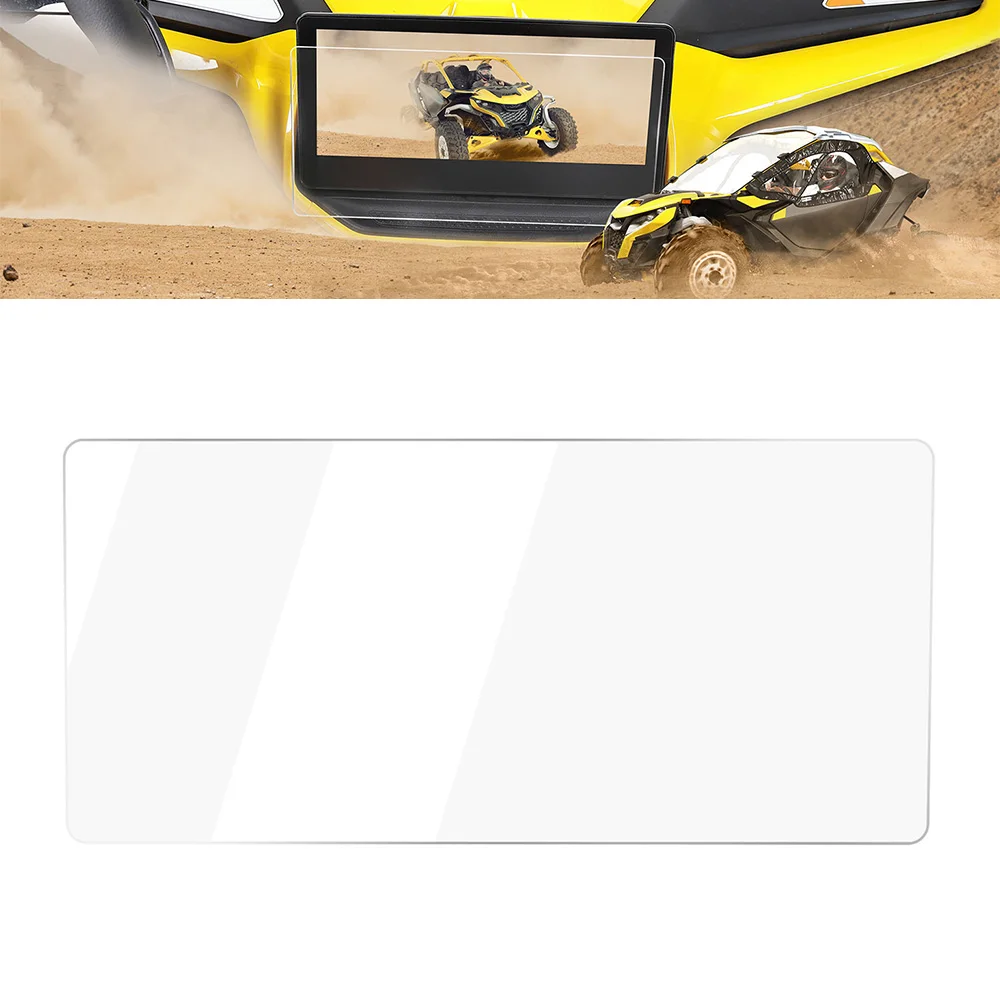 

Screen Protector UTV Color Touch Screen Scratch Resistant Glass Protective Film For Can-Am Maverick R 2024+ For Ski-Doo 2023+