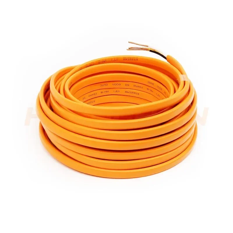【From China】Usa Hose ROLL Cable Type Nm-B Copper Wire Cable 12/2 14/2 10/2 12/3 14/3 Indoor Wire for Outlets Switches and Other