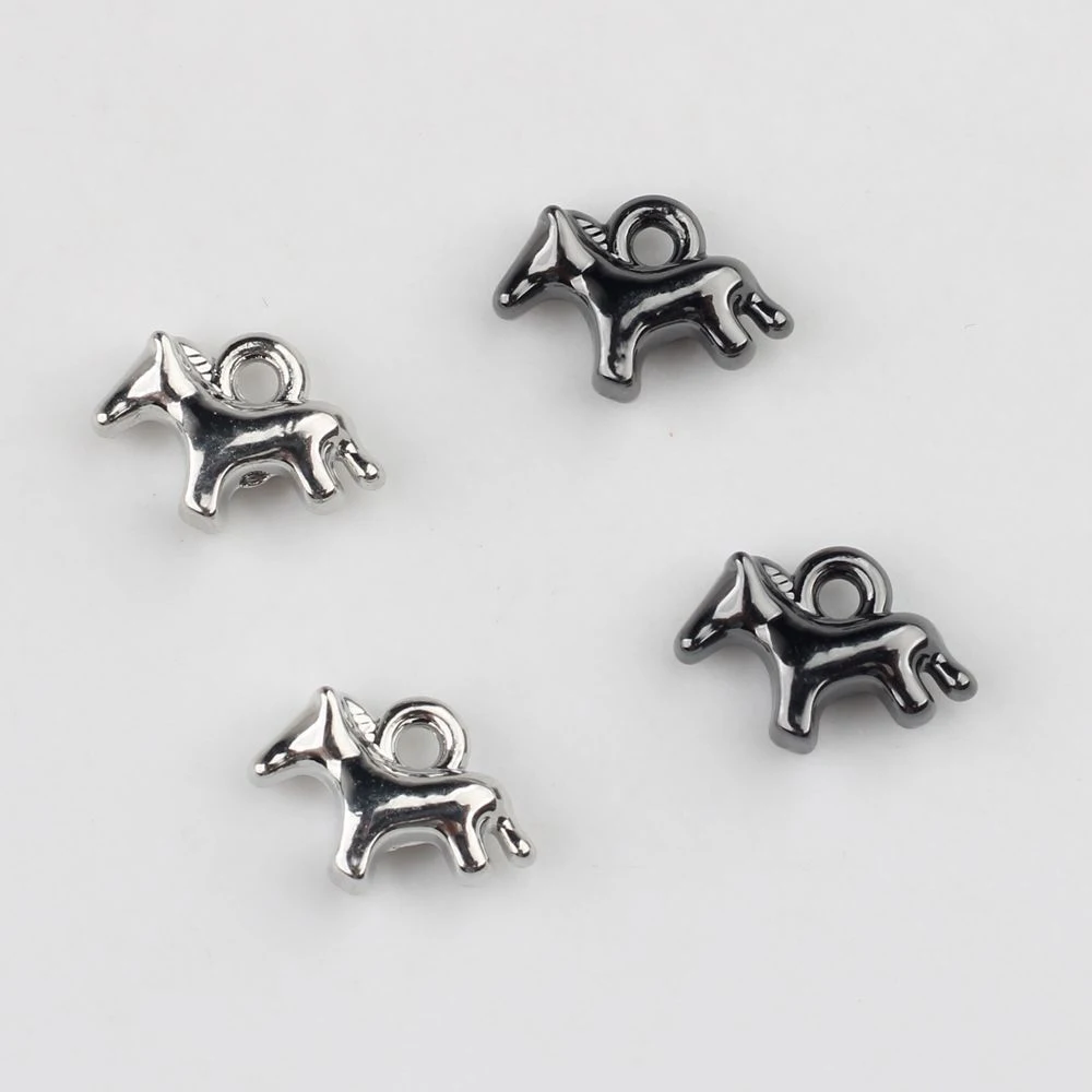 

10pcs Simple Cute Mini Horse Shape Pendant Earring Necklace Bracelet Jewelry Making Accessories Handmade DIY Ornament Fashion