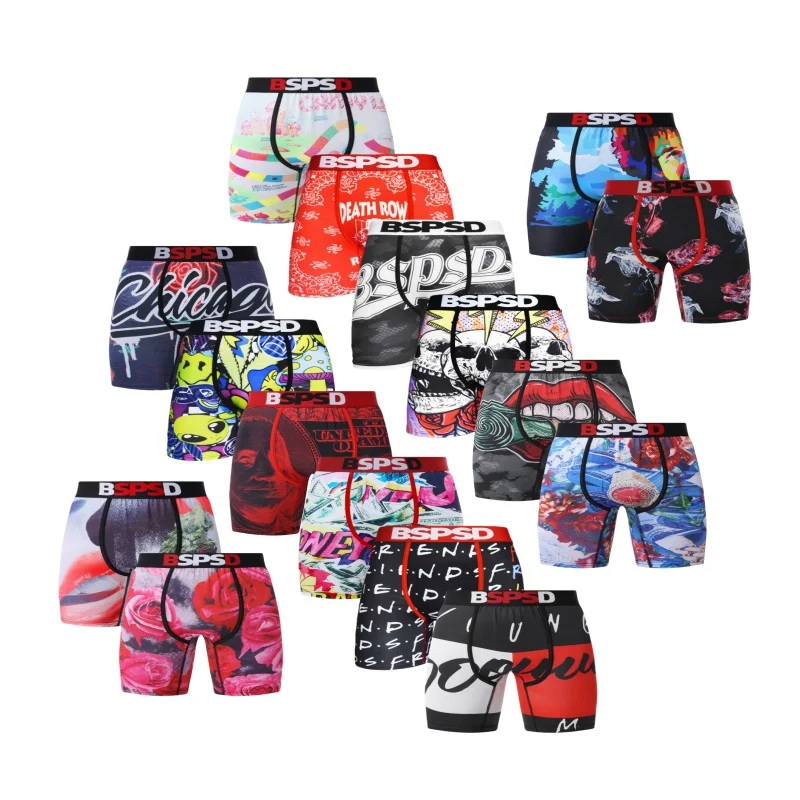 

Сексуальное мужское нижнее белье, боксеры, 1 шт., дышащие мужские трусы для плавания, мужские трусы-боксеры больших размеров, мужские трусы-боксеры