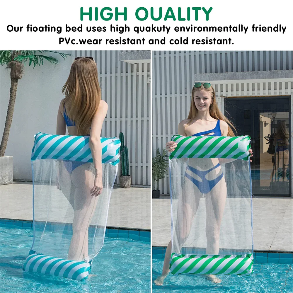 Swimming Water Sofa Inflatable Hammock Floating Water Inflatable Mat Pool Party Accessories Water Floating Inflatable Mat