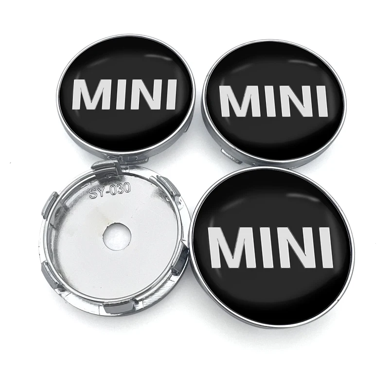 4pcs 60mm Car Wheel Center Hub Cap Rim Cover Emblem Stickers For BMW Mini Cooper R50 R52 R53 R55 R56 R60 R61 F54 F55 F56 Clubman