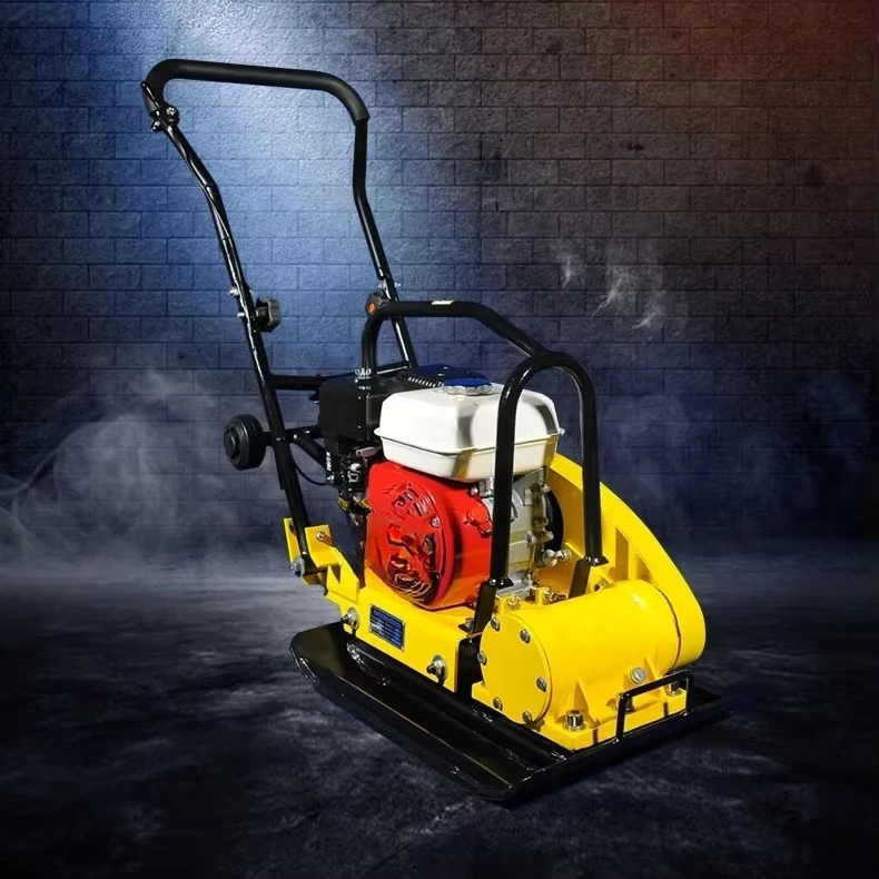 

High Efficiency Construction Engine Powered Forward Vibrating Concrete Machine Plate Compactor