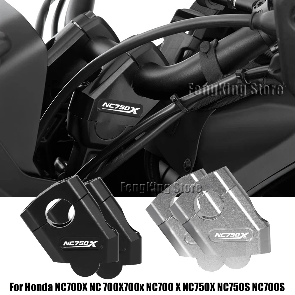 

For Honda NC700X NC 700 X 700x NC700 X NC750X NC750X Motorcycle Handlebar Riser Clamp CNC Handle Bar Lift Extend Adapter Mount