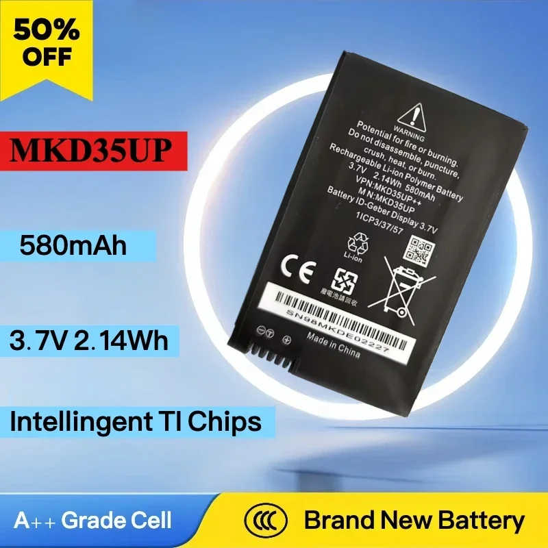 

2025 Brand New 580mAh 3.7V 2.14Wh Car LCD Remote Key Battery 530le 730 740 745 MKD 35UP for BM MKD35UP