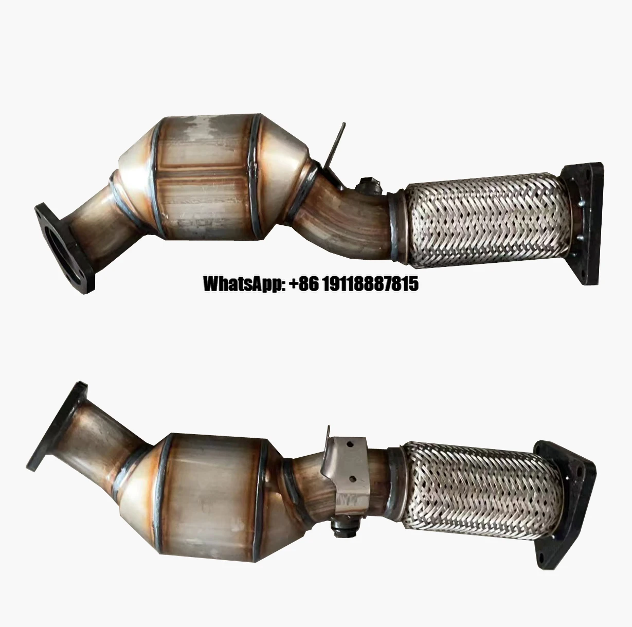 

Stainless Steel Car Truck Auto Parts Exhaust Pipe Engine Aftermarket Rear Muffler for AUDI 2.4 Direct Fit Catalyst Converter