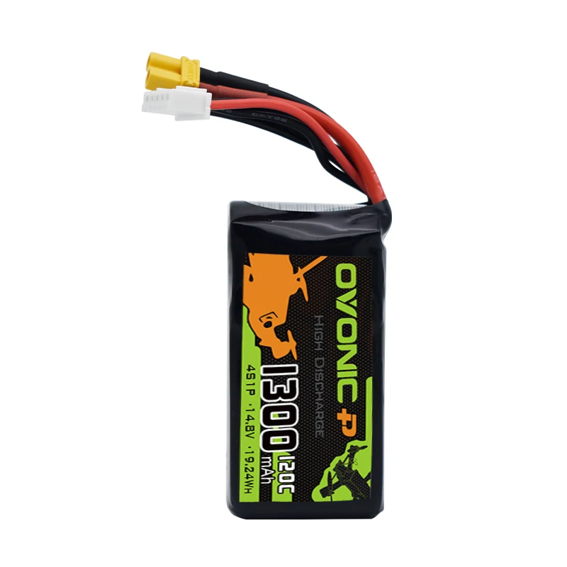 NEW 4S 14.8V Lipo Battery 1300mAh 120C For RC Helicopter Quadcopter FPV Racing Drone Parts With XT60 Plug 4S Drones BATTERY