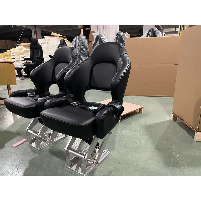 Marine Multiple Styles Customized Color Flip Back Boat Seat Pilot Chair Folding Boat Captain Chair