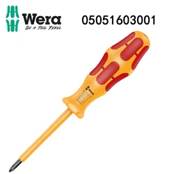 Wera 05051603001 1060 Cross Insulated Screwdriver For Electricians 1000V Set PH 2