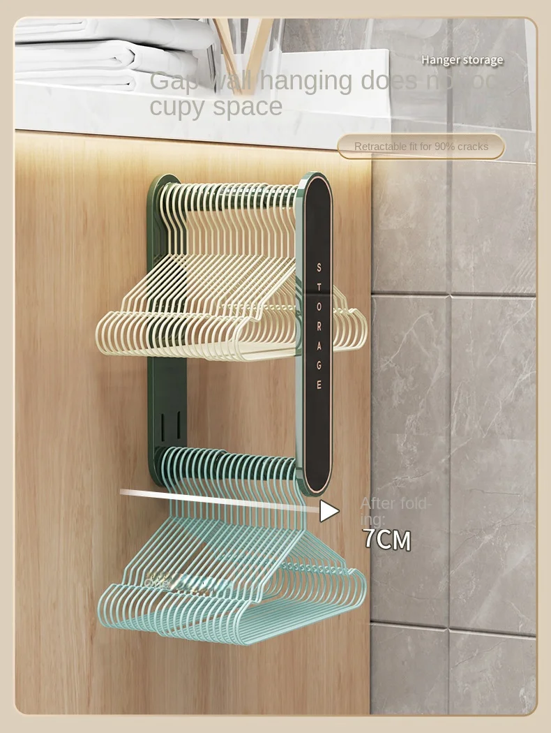 Practical and Expandable Clothes Hanger Storage Rack for Neatly Organizing Your Closet