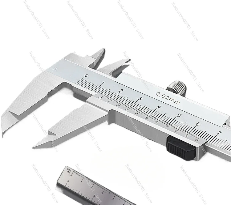 Precision Stainless Steel Vernier Caliper 0-150mm Oil Standard Cable Clamp Closed Four-Purpose Vernier Caliper