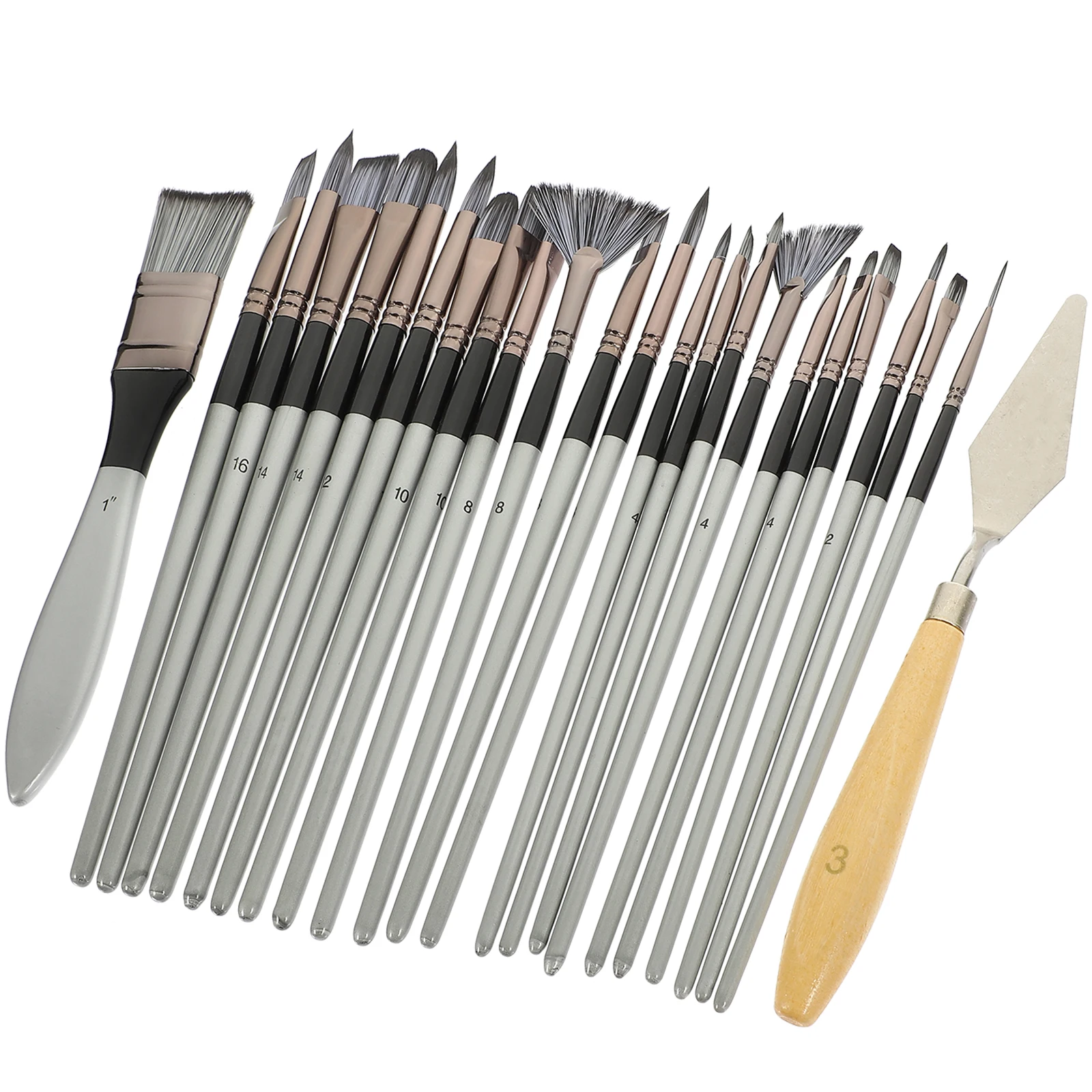 

Brush Set Water Color Watercolor Paint Brushes Artist Detail Nylon for Oil Painting Student