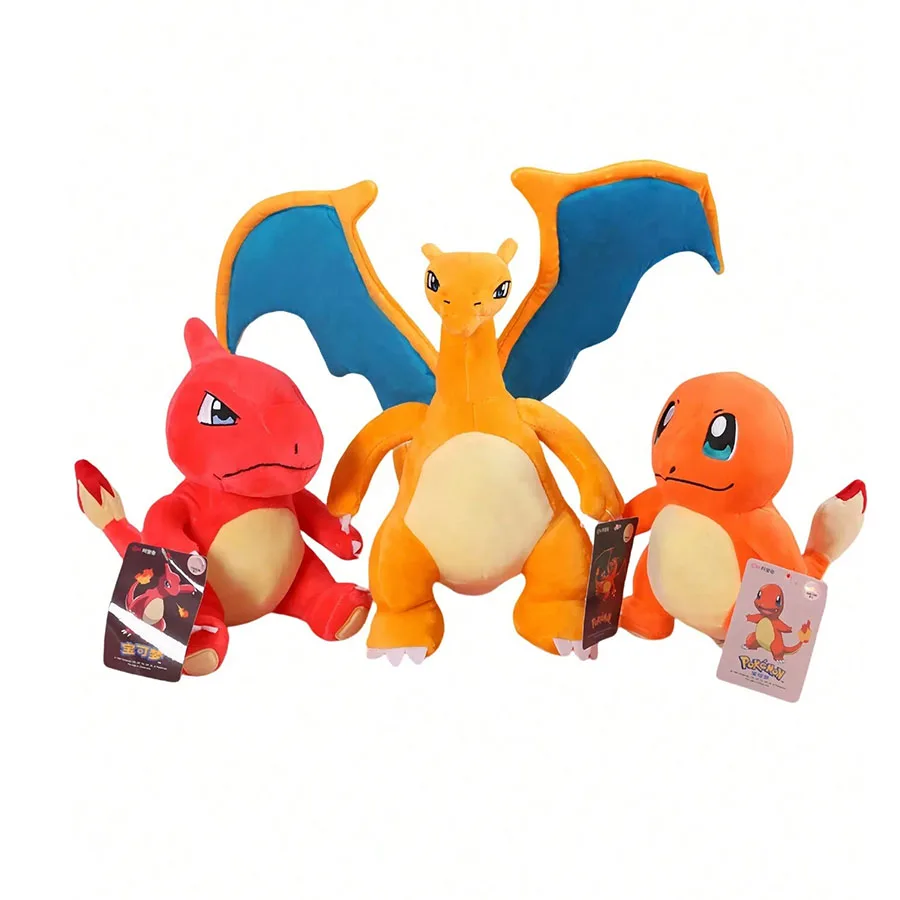 20-30cm POKEMON Original Plush Toy Gengar Pikachu Charizard Genuine Plush Doll Soft Kawaii Cute Cartoon Piplup Toys for Kid Gift